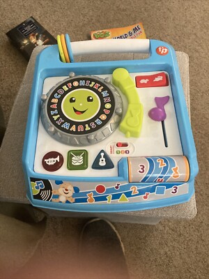 Fisher Price Laugh and Learn Remix Record Player Activity Toy Lights Sound-image