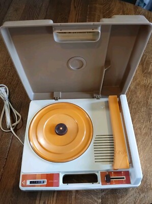 Vintage Fisher Price Portable Phonograph Record Player Works 1978 #825-image