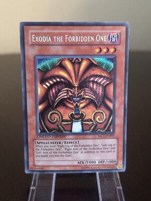 Yugioh Exodia The Forbiden One MC1-EN001 Secret Rare Limited Edition LP-image