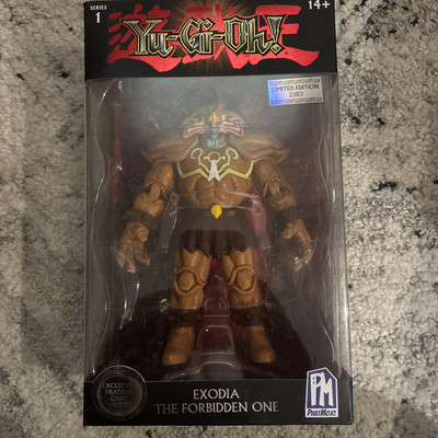 Yu-Gi-Oh! Series 1 Exodia The Forbidden One Action Figure Trading Card Included-image