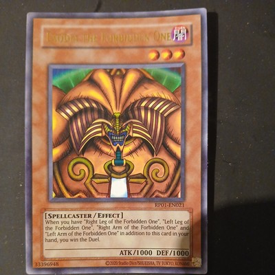 Exodia the Forbidden One RP01-EN021 Retro Pack (2020 Date Reprint) Unlimited-image