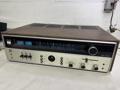 Fisher 404 Stereo Quadrophonic Vintage Receiver Tested Working Phono Audio Gear-image