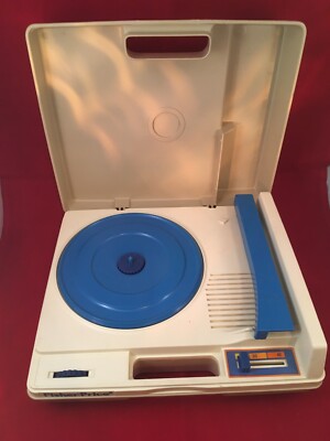 Vintage Fisher Price Phonograph Kids Turntable Record Player #825 1978 -image