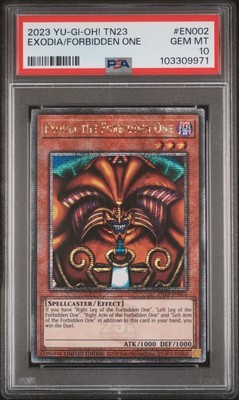 2023 YU-GI-OH! TN23-25TH ANV TIN: DUELING HEROES EXODIA THE FORBIDDEN ONE PSA 10-image