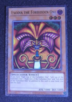  Yu-Gi-Oh! Exodia The Forbidden One - Ultimate Rare - OP25-EN001 - NM-image