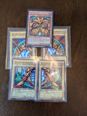 NM Exodia The Forbidden One LCYW-EN306 Secret Rare 1st Edition Yugioh + pieces-image