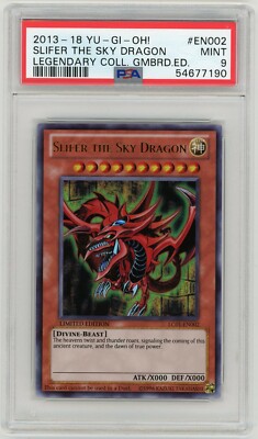 Slifer the Sky Dragon LC01 PSA 9 - PSA Yugioh - Quantity - Bulk Discount !!!!-image