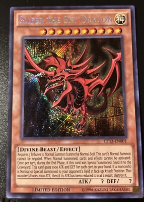 Yu-Gi-Oh! TCG Slifer the Sky Dragon 2016 Mega-Tins CT13-EN001 Limited Edition...-image