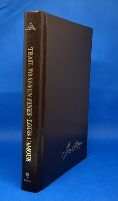 “Trail To Seven Pines” Louis L'Amour Leatherette Collectors Edition Bantam Book-image