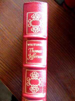Vtg Easton Press:  THE WRITINGS OF THOMAS JEFFERSON Library of Presidents series-image