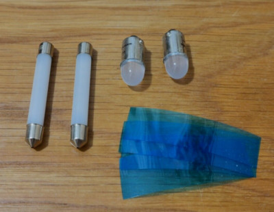 Fisher 500B tube receiver replacement LED bulbs lights lamps kit set-image