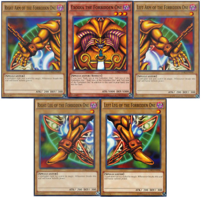 Exodia the Forbidden One - Complete Set 5 Cards - LDK2 - Common Unlimited yugioh-image