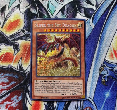 Yugioh! Slifer the Sky Dragon - MVP1-ENS57 - Secret Rare - 1st Edition Near Mint-image