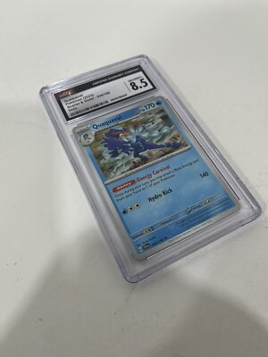 Pokemon TCG Quaquaval Scarlet Violet Holo CGC Graded Gem 8.5 Mint Not PSA Card-image