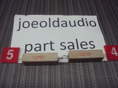Fisher Quad Receiver 4035 2.2 OHM 15 Watt Resistors. 2 Pieces. Parting Out 4035-image