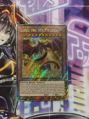 Yugioh Slifer the Sky Dragon Platinum Secret Rare RA03-image