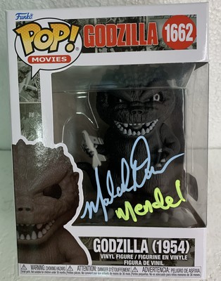 Funko Pop! Godzilla - Godzilla (1954)  Signed Malcom Danare With SWAU COA...-image