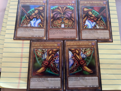 YUGIOH! Exodia The Forbidden One complete set Quarter Century Rare MP23 / MP24-image