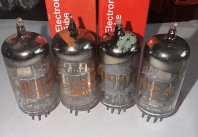 6GH8A NOS Radio / Hifi Audio Vacuum Tubes RCA - 4 TUBES Fisher Scott Dynaco-image