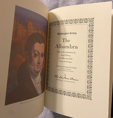 Easton Press The Alhambra by Washington Irving 100 Greatest Series Leather-image