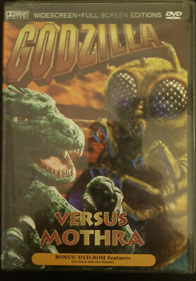 Godzilla Versus Mothra (DVD + DVD ROM 1964) New, Factory Sealed-image