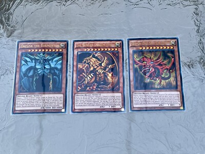 The Winged Dragon Of Ra + Obelisk The Tormentor + Slifer | LDK2 | Yu-Gi-Oh!-image