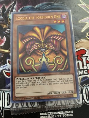 Yugioh SEALED Exodia the Forbidden One LART-EN004 Ultra Rare Limited Edition!!-image