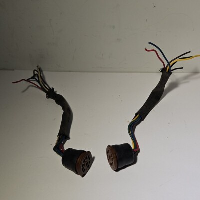 Pair EM84 Tube SOCKETS Vintage FISHER 