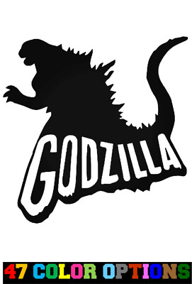 Vinyl Decal Truck Car Sticker Laptop - TV Movies Horror Kaiju Monster Godzilla -image