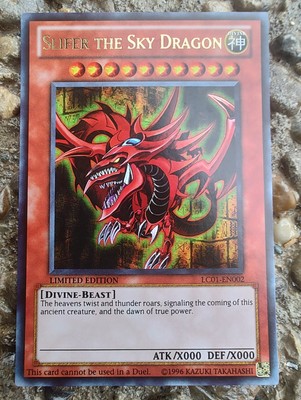 YU-GI-OH! SLIFER THE SKY DRAGON, LC01-EN002, ULTRA RARE, LIMITED EDITION-image