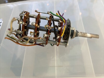 Fisher 500b Source Selector Switch 6-position Rotary Switch Original Part Works-image