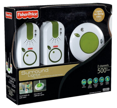 Fisher-Price Surround Lights & Sounds Monitor with Dual receivers ~NEW~-image