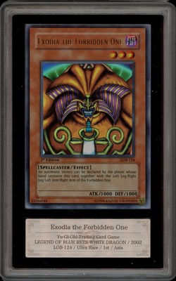 Yu-Gi-Oh! Exodia The Forbidden One Blue Eyes 1st Ed Asian-ENG LOB-124 ARS 9-image