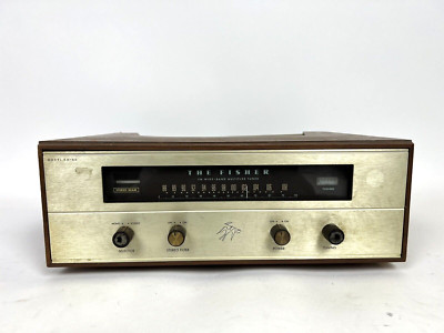 The Fisher Model KM60 Vintage Receiver Wideband multiplex tuner Need Restoration-image