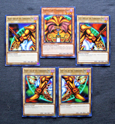 Exodia the Forbidden One (Full set, English, LDK2-ENY04) [Mint] Yugioh cards-image