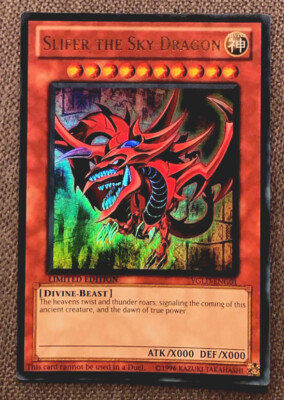 Yugioh! Slifer the Sky Dragon - YGLD-ENG01 - Ultra Rare - Limited Edition-NM-image