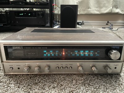 Sears FISHER 143-92521600 FM/AM Stereo Receiver Vintage Phonograph AV Receiver-image