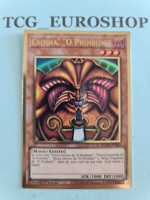 Exodia the Forbidden One▪︎YUGIOH▪︎MGED▪︎PREMIUM GOLD RARE▪︎PORTUGUESE▪︎NM #3019-image