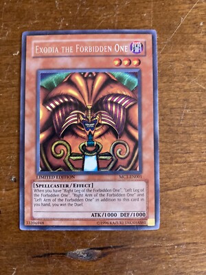 YU-GI-OH! Exodia The ForBidden, One Limited Edition Trading Card-image