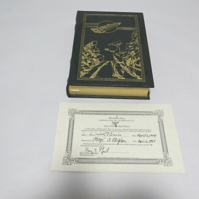 EASTON PRESS HEAVEN'S REACH DAVID BRIN SIGNED FIRST EDITION W/COA LIMITED UNREAD-image