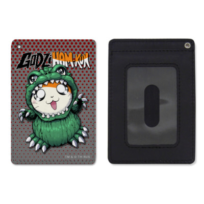 Godjiham-kun Full Color Pass Case Matt Frank Synthetic Leather TOHO Godzilla JP-image