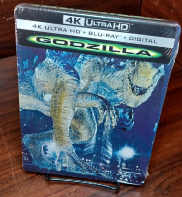 Godzilla Steelbook (1998) (4K / Blu-ray) Brand NEW (Sealed)-Free Box Shipping-image