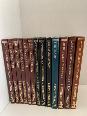 L. Ron Hubbard, Classic Fiction Series Leather Bound Cover Editions, 13 books-image