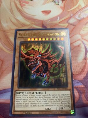 Slifer the Sky Dragon - EGS1 1st Edition - Ult Rare NM Ships Fast!-image