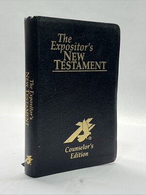The Expositor's New Testament Counselor's Edition Leather Bound Black-image