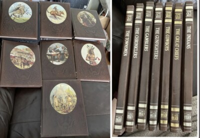 Lot 7 Time-Life Books Old West Series Cowboys Indians Gamblers Chroniclers Chief-image