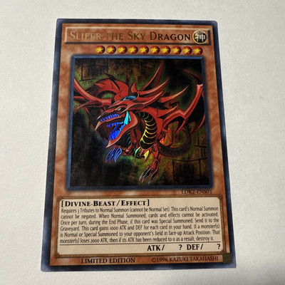 Yugioh TCG: Slifer the Sky Dragon LDK2-ENS01 Legendary Decks II Limited Edition-image