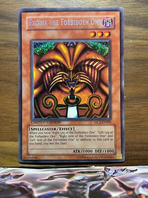 Exodia The Forbidden One MC1-EN001 Secret Rare NM Limited Ed.-image