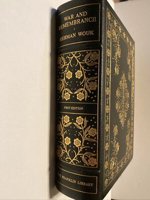 HERMAN WOUK ~ WAR AND REMEMBRANCE - 1st Edition - Franklin Library, Leather 1978-image
