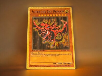 Slifer the Sky Dragon - Golden Holo - DIY Orica - Yugioh-image